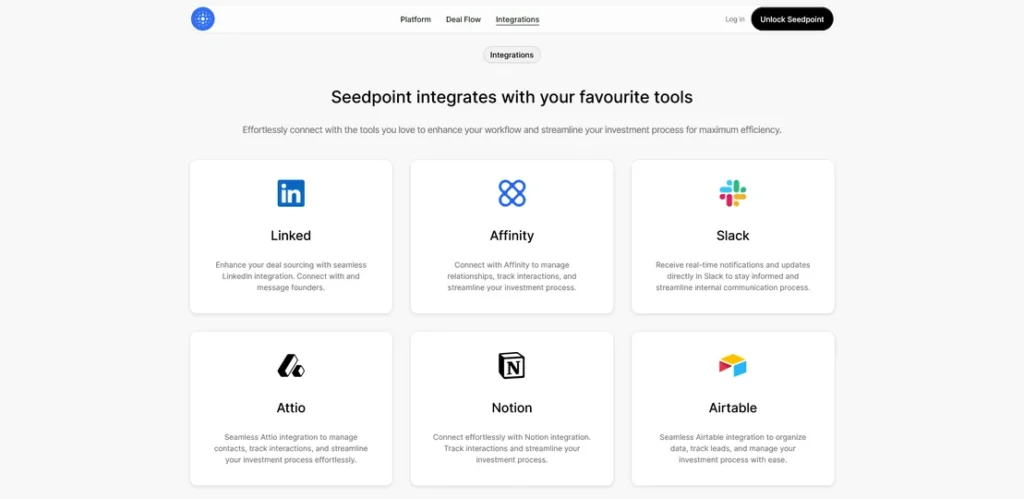 Seedpoint hjemmeside screenshot - Good Going webbureau