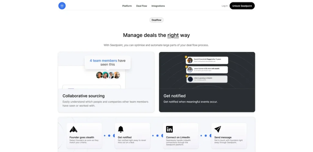 Seedpoint hjemmeside screenshot - Good Going webbureau