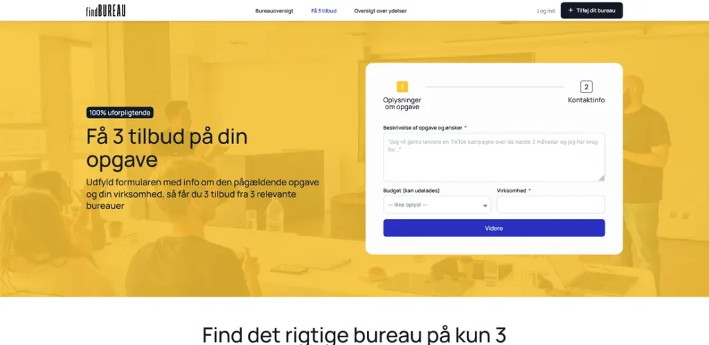 Good Going webbureau - Hjemmeside til findbureau.dk
