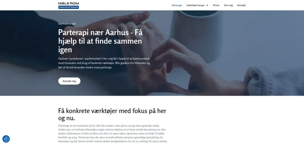 Screenshot af nielsrom.dk Good Going webbureau 1