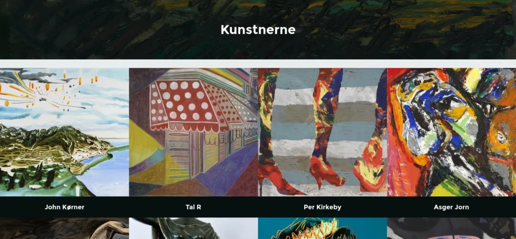 Screenshot af skagenkunsthus.dk - Good Going webbureau