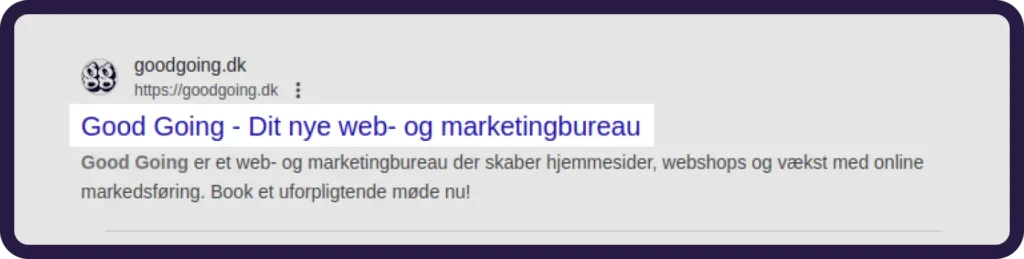 Good Going billede - 2026 Artikler Good Going webbureau